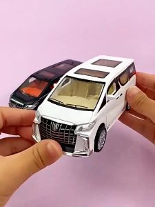 รุ่นรถ Toyota Alphard มีเสียง มีไฟ เปิดประตูได้ทุกบาน พร้อมส่ง Car รถโมเดลเหล็ก