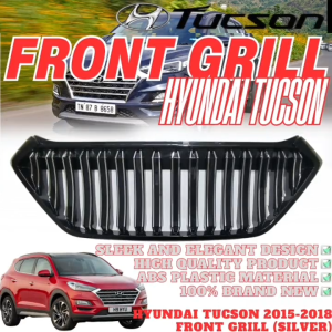OCAS TUCSON 2015-2018 FRONT GRILL (SILVER) (12203)