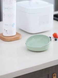 Spit Bone Dish Household Plastic Wheat Small Round Plate And Square Plate