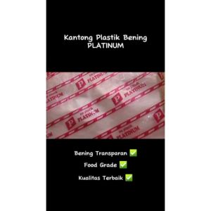 Kantong Kresek HD Bening Ukuran 24x42 dan 28x48 Cm - 400 Gr
