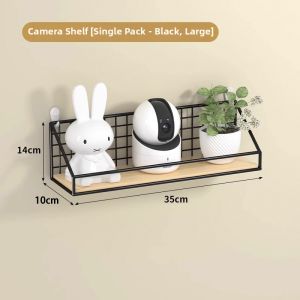 Versatile Wall Mounted Bracket for Surveillance Projectors and Routers