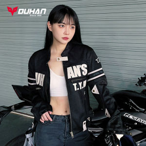 DUHAN | Breathable Mesh Retro Protective Casual Summer Motorcycle Riding Jacket