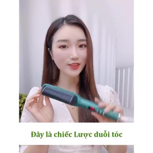 Lược Điện Chải Tóc Tạo Kiểu - Uốn Duỗi Ép Tóc Đa Năng