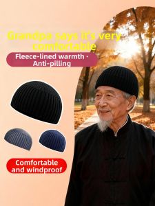 WUUJIA+ | Mũ Đông Giữ Ấm Cho Người Cao Tuổi Chống Gió Bằng Vải Fleece