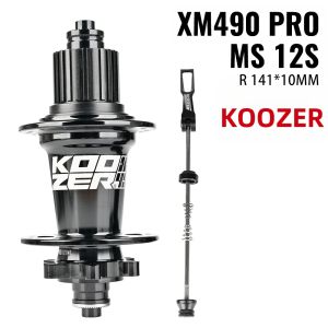 KOOZER | Đùm Xe Đạp Leo Núi KOOZER XM490 Pro MTB Phanh Đĩa 141x10mm QR Boost Tương Thích 72 Điểm Nhấn 4 Bạc Đạn HG MS 28/32H Cho Líp 8-12 Tốc Độ