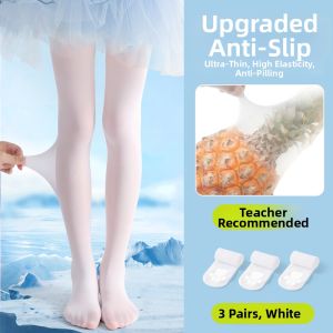 Summer Lightweight Ballet Practice Leggings White Tights