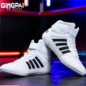 GINGPAI Professional Men & Women Wrestling Boots: Anti-Slippery Boxing Shoes & Breathable Sneakers