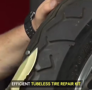 Car Motorcycle Bike Emergency Heavy Duty Tubeless Tire Puncture Professional Repair Kit Plug Set Tyre Repair Kit Accessories