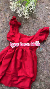 Dress Bayi Perempuan Lucu Santai – Baju Bayi Perempuan 6-12 Bulan Katun Micro Nyaman Harian & Pesta
