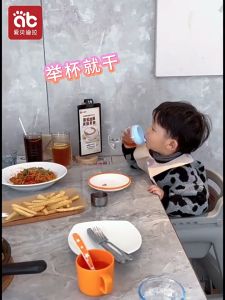 AIBEDILA Baby Learning Drinking Bottle Cups Wine Glass Shaped Sippy Cup with Lid Kids Toldder Nursing Bottle Infant Feeding goblet Cups