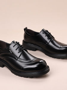 Business Formal Stylish Breathable Thick Sole Mens Leather Shoes