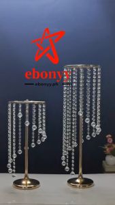 【Local Delivery】1 Pcs Candle Holders Candlestick For Wedding Flowers Vases