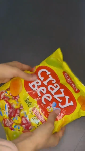 Roshen Crazy Bee SOFT GUMMMIES WITH FRUITY FILLINGS JELLY CANDIES { 250G  500G  1000G }..