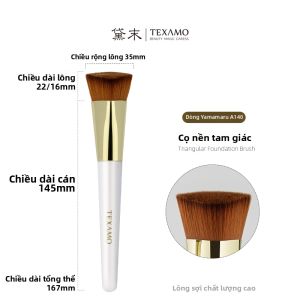 TEXAMO | Cọ Kem Nền Mềm Liền Mạch Nhẹ Đầu Dẹt Hình Lưỡi