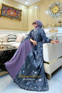gamis Lionel Richie kode dheanara dress Amore by ruby kekinian gamis viral