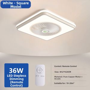HUANGJIANG | Ultra-thin Invisible Smart Fan Light Combination