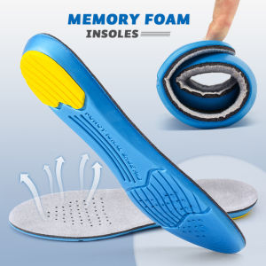 RunY Sport Insoles: Memory Foam Mezzanine Sole & Breathable Insoles