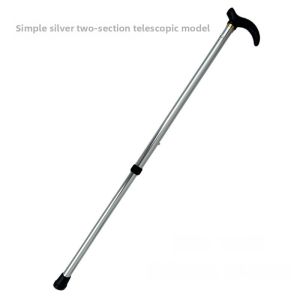 Ultra-Light Aluminum Alloy Anti-Slip Folding Walking Cane Mountain Climbing Stick Outdoor Hiking Staff Elderly Cane Stick