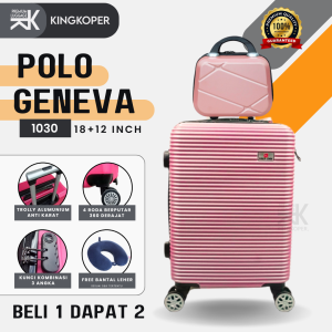 Koper Set 2 Polo Geneva - Tas Travel & Koper Fiber Hardcase