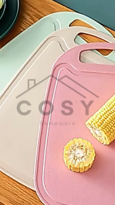 COSY Talenan Anti Slip Bahan PP Food Grade Jerami Gandum / Talenan Wheat Straw Multifungsi