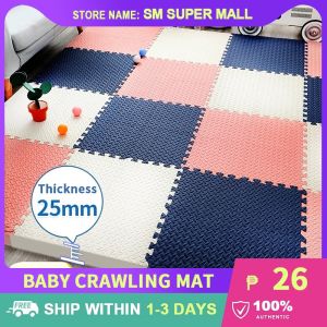 【Thickening 2.5cm】Japan Baby Crawling Mat Kids Foam Mat Exercise Rugs Floor Puzzle Tiles Toys Soft Play Carpet for Children