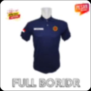 KAOS KERAH BRIMOB FULL BORDIR LENGAN PENDEK BANYAK PILIHAN WARNA BKS