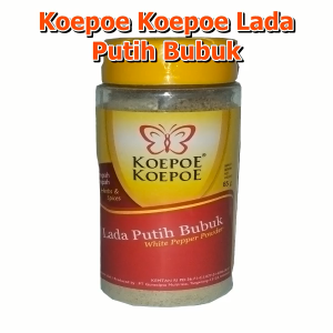 Koepoe Koepoe Lada Putih Bubuk 85 gr merica