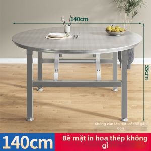GUANGMANZHI | Bàn Tròn Gấp Gọn bằng Thép