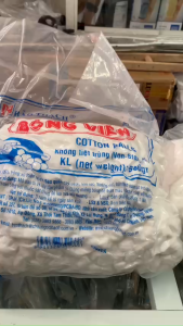 Bảo Thạch Bông gòn viên y tế Bảo Thạch túi 500gram chính hãng chất lượng tin cậy