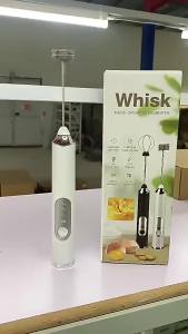 ใช้งานเครื่องผสมไข่ไฟฟ้าขนาดเล็กเครื่องตีไข่เครื่องตีไข่เครื่องผสมไข่แบบชาร์จ USB ไฟฟ้า