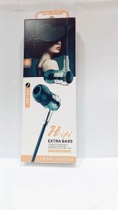 Handsfree Transparan HT-06 + Mic Headset Stereo Sound Earphone Super Bass Hi-Fi Extra Bass