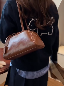 Tas Selempang Wanita Korea Syle - Tas Bahu Elegan PU LeatherFashion Minimalis