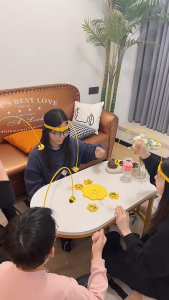 Bee Magnetic Fishing Toy Interaction Multiplayer Fishing Desktop Game Kids Early Education Toys