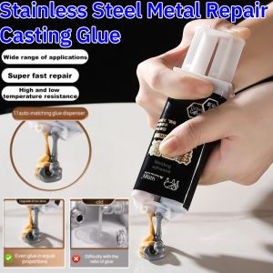 Stainless Steel Metal Repair Casting Glue High-Temperature Resistant Quick Drying AB Glue Metal Special Repair Agent