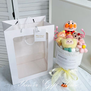 Cute Birthday Gift Doll Bouquet Creative Gift Box for Girlfriend Best Friend Girls Graduation Present Festive Universal