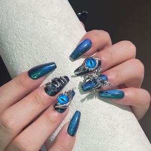 เล็บเทียม UV Gel ทำมือ ซื้อใหม่ได้ ติดได้หลายครั้ง ตัดได้ ชิ้นส่วนเล็บเทียม ความยาวปกติ ความหนาปกติ แหล่งกำเนิดจีนแผ่นดินใหญ่