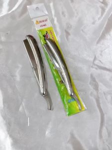 Dao cạo lông mặt dao cạo râu cán inox - Dao cạo chuyên dụng cho thợ tóc barber