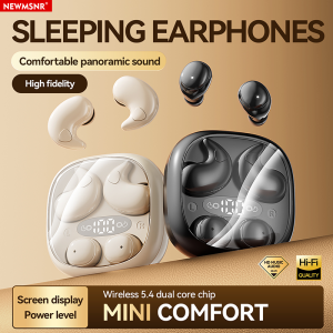 Open Ear Sleeping Earbuds 2 Pairs Wireless Earphones Surround Sound Bluetooth Headphones Waterproof Earbuds Sports Gamer Headset
