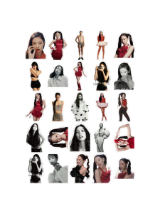 Rose JENNIE You & Me 2024 Waterproof Mobile Phone Stickers Ink Powder Cartoon Anime Accessories NCTDREAM Brand