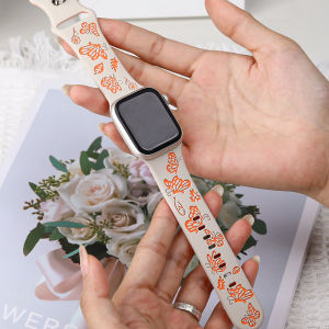 Wanita Smartwatch Seri 10 Tali 42Mm 46Mm 41Mm 45Mm 44Mm 38Mm lWatch Ultra 2 49Mm Seri 9 8 7 6 5 4 3 2 1 Tali Silikon Dua Warna Lucu