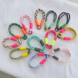 INS New Fashion Mobile Phone Lanyard Short Rope Pendant Anti-Lost Rope Gasket Clip Universal Phone Case Keychain U Disk Earphone Case Hanging Chain Pendant Lanyard Bracelet Cellphone Hanging Rope