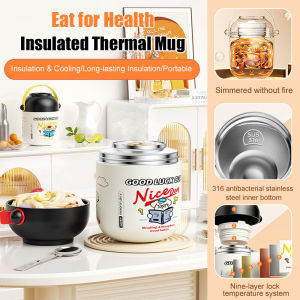 Womens Portable Keep Cold Wide Mouth Lunch Box