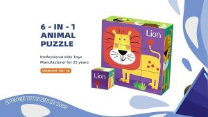 Bộ Lắp Ghép Hình Khối 6in1 Động Vật Chất Liệu Nhựa ABS An Toàn Mầu Sắc Tươi Sáng Tăng Khả Năng Sáng Tạo Của Bé - Tiệm Nhà Sóc 2023