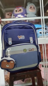 Balo tiểu học in hoạt tiết dễ thương mã 9827 size 43*32cm