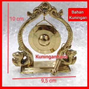 miniatur bahan kuningan gong naga kuningan asli brass