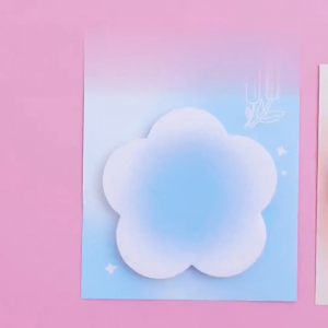 SK-A127 Sticky Notes Gradasi Polos Memo Tempel / Sticky Notes Tempelan Kertas Catatan Memo Gradient