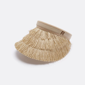 Mũ Rơm Đan Mùa Xuân Hè Có Tua Rua Trùm Đầu Chống Nắng Cho Nữ Mũ Đi Chơi Thường Ngày Thời Trang Chống Nắng Mũ Tóc Tua Rua Bằng Lông Cừu