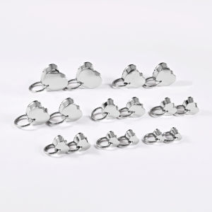 316L Stainless Steel Heart Ear Gauges Plugs Tunnel Piercing Jewelry Removable Hoop Dangle Ear Expander Stretcher Body Jewellery