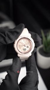 Jam Tangan Wanita Casio Baby-G BGA-290SA-4A Analog-Digital Beige Rubber Strap