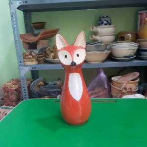 Tượng con cáo bằng gốm